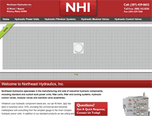 Tablet Screenshot of northeasthydraulics.com